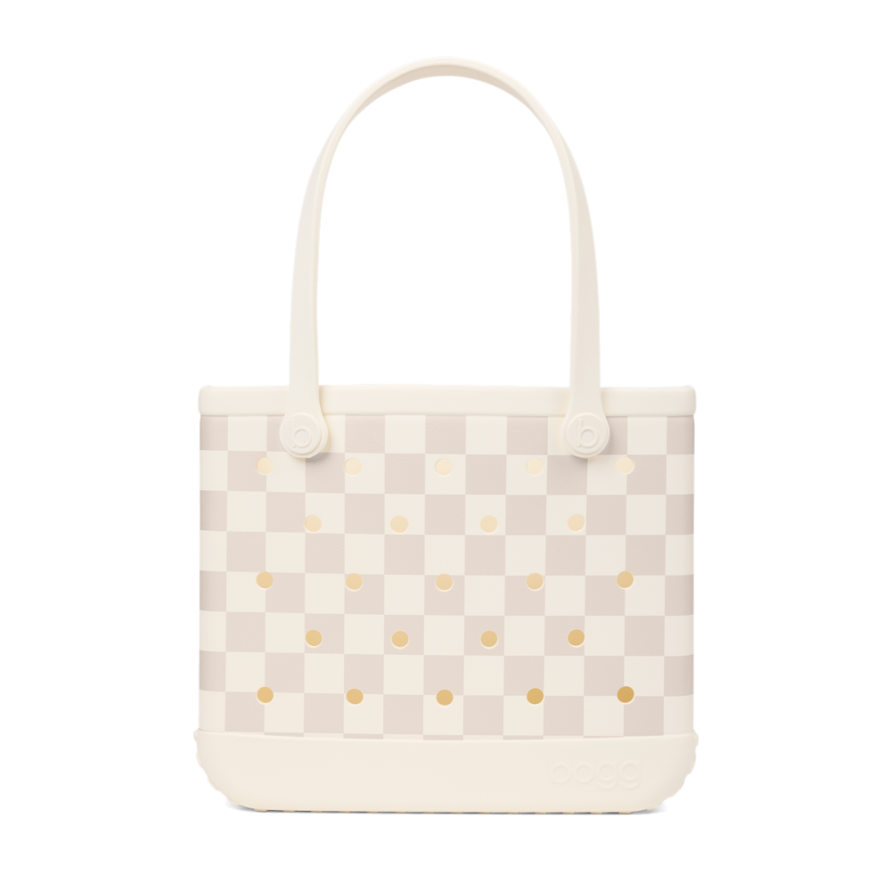 Baby Bogg Bag - Checkered Coconut/Mushroom