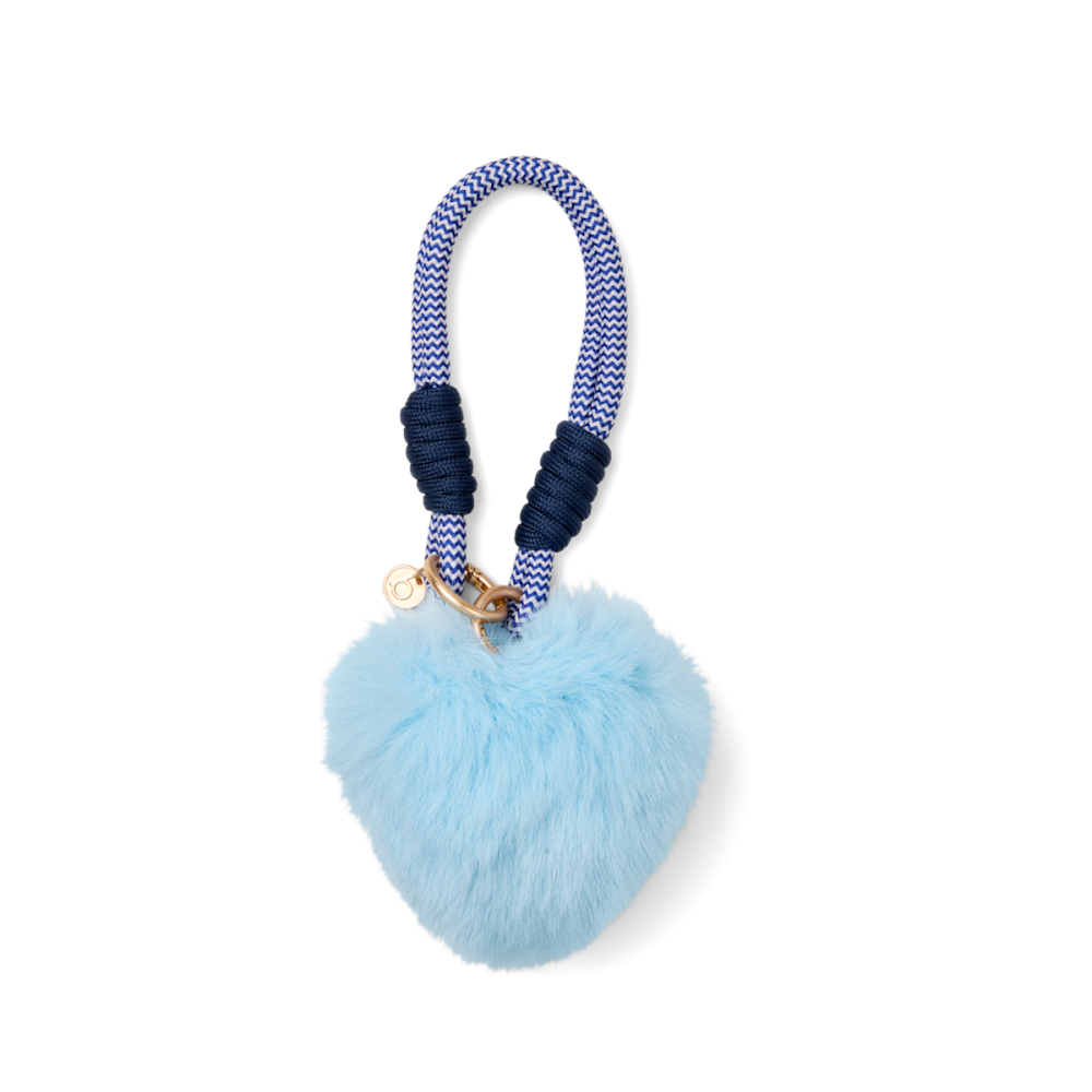 Bogg'd & Charmed - Blue Heart Pouf