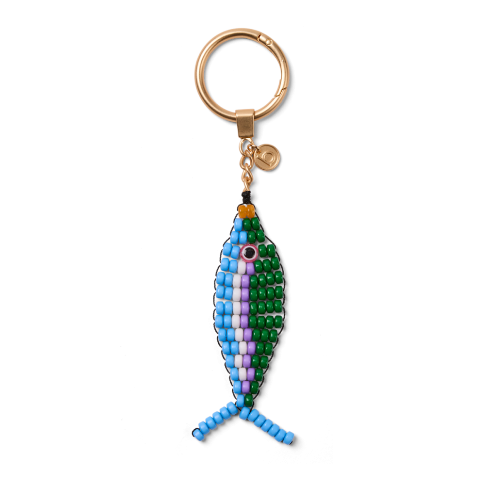 Bogg'd & Charmed - Beaded Fish Blue/Green