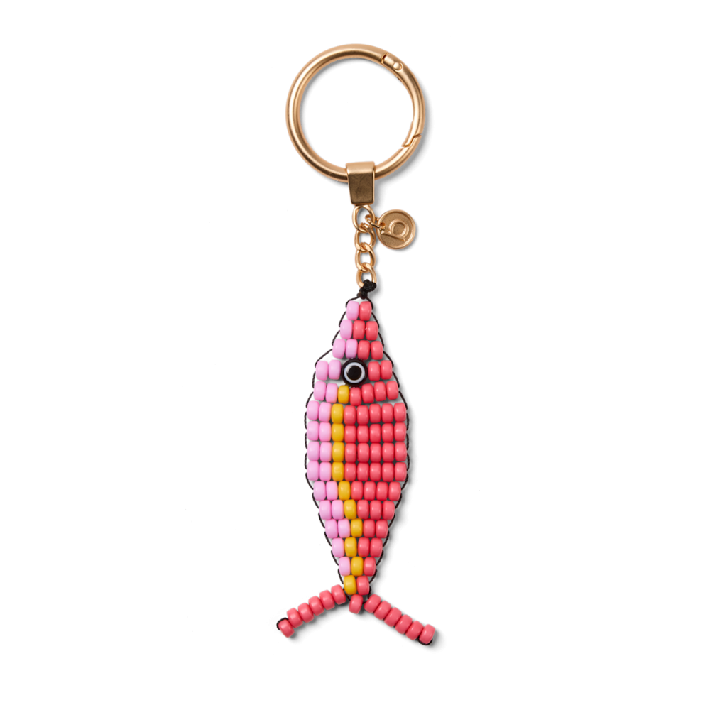 Bogg'd & Charmed - Beaded Fish Coral/Pink Taffy